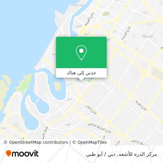 خريطة مركز الدره للأشعه