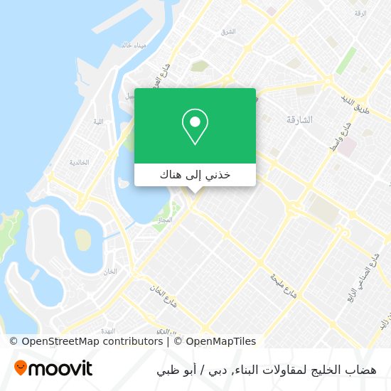 خريطة هضاب الخليج لمقاولات البناء