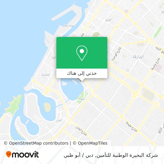 خريطة شركة البحيرة الوطنية للتأمين