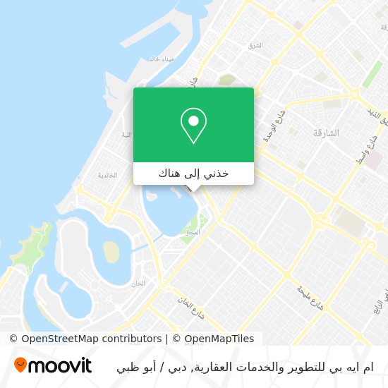 خريطة ام ايه بي للتطوير والخدمات العقارية