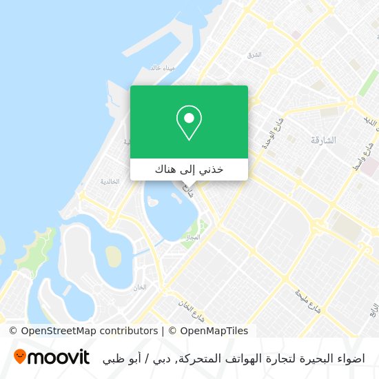 خريطة اضواء البحيرة لتجارة الهواتف المتحركة