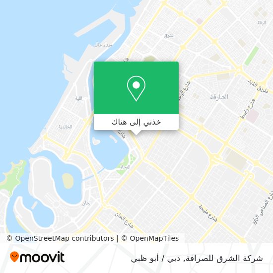 خريطة شركة الشرق للصرافة