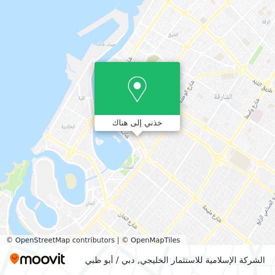 خريطة الشركة الإسلامية للاستثمار الخليجي