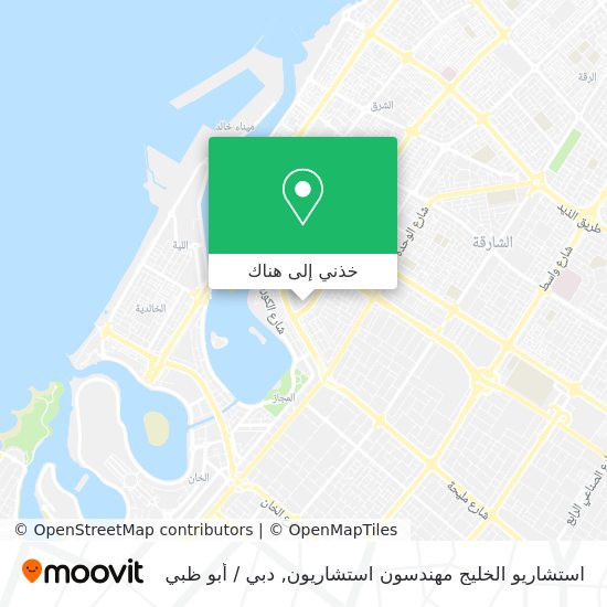 خريطة استشاريو الخليج مهندسون استشاريون