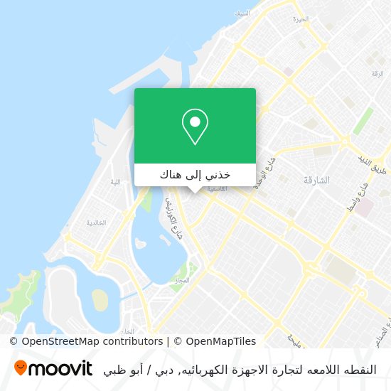 خريطة النقطه اللامعه لتجارة الاجهزة الكهربائيه