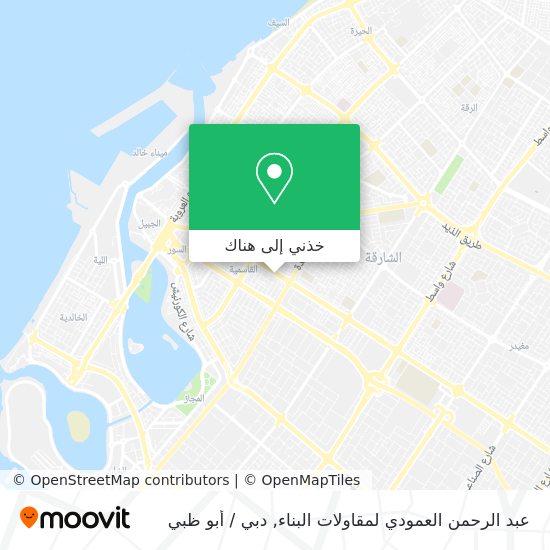خريطة عبد الرحمن العمودي لمقاولات البناء