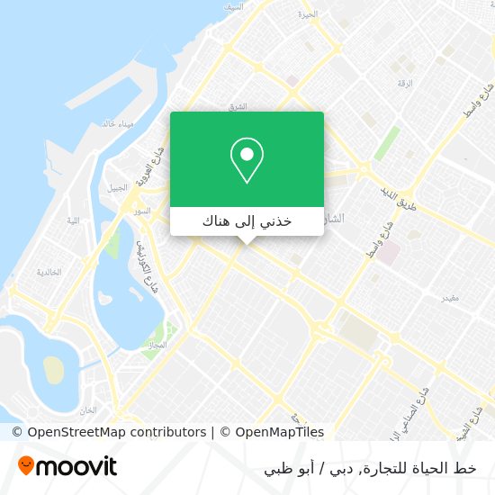 خريطة خط الحياة للتجارة