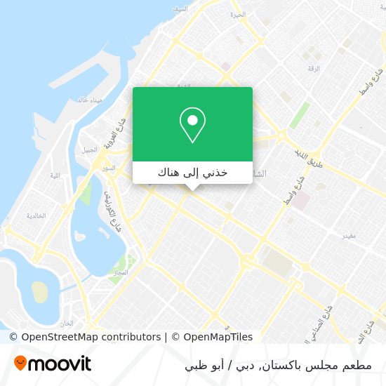 خريطة مطعم مجلس باكستان