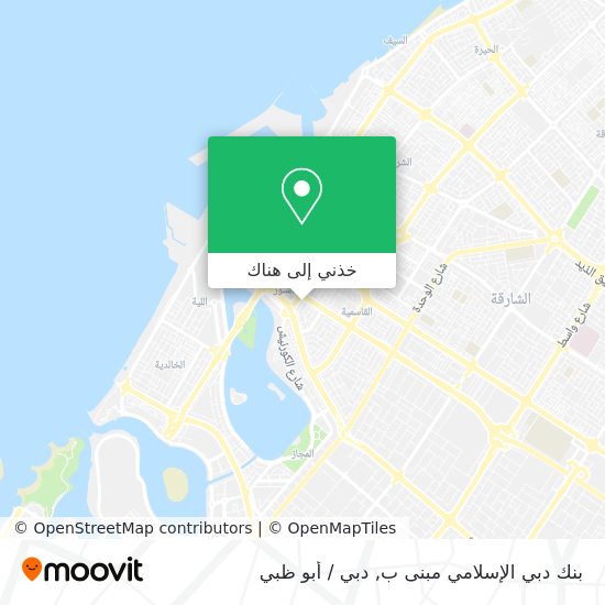 خريطة بنك دبي الإسلامي مبنى ب