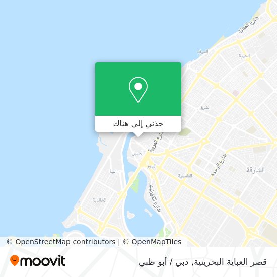 خريطة قصر العباية البحرينية
