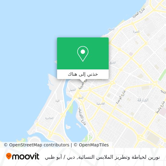 خريطة نورين لخياطة وتطريز الملابس النسائية