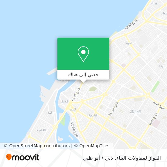 خريطة الفواز لمقاولات البناء