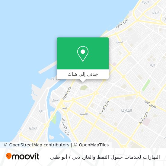 خريطة البهارات لخدمات حقول النفط والغاز