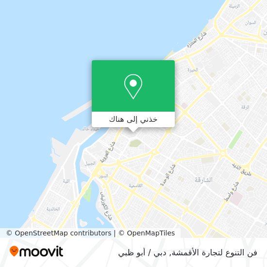 خريطة فن التنوع لتجارة الأقمشة