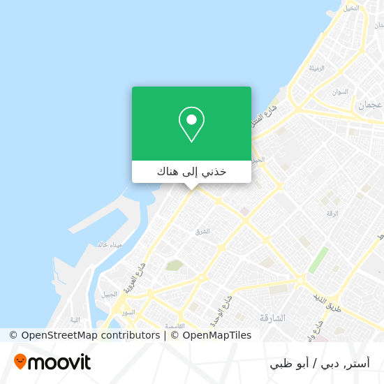 خريطة أستر