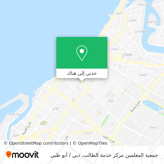 خريطة جمعية المعلمين مركز خدمة الطالب
