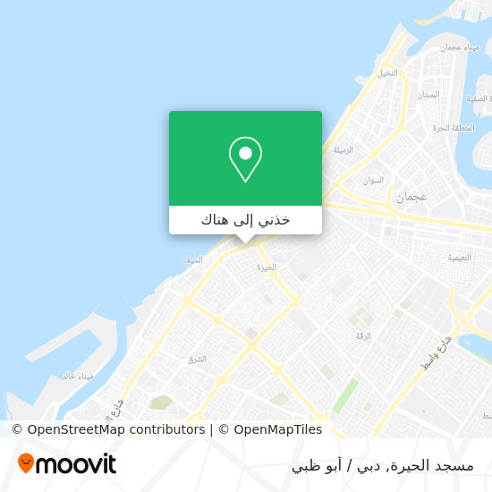 خريطة مسجد الحيرة