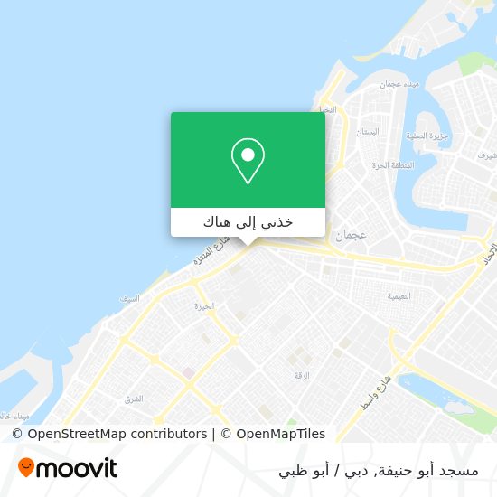 خريطة مسجد أبو حنيفة