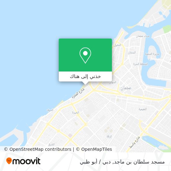 خريطة مسجد سلطان بن ماجد