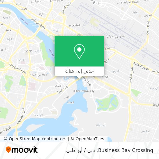 خريطة Business Bay Crossing