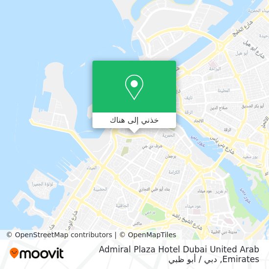 خريطة Admiral Plaza Hotel Dubai United Arab Emirates