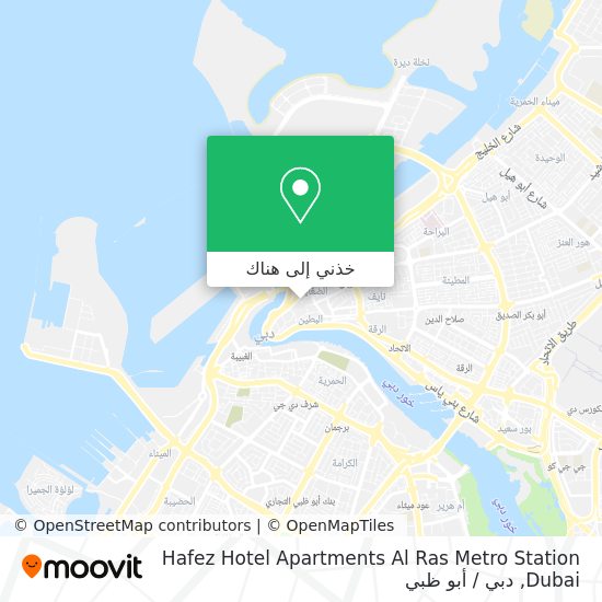خريطة Hafez Hotel Apartments Al Ras Metro Station Dubai