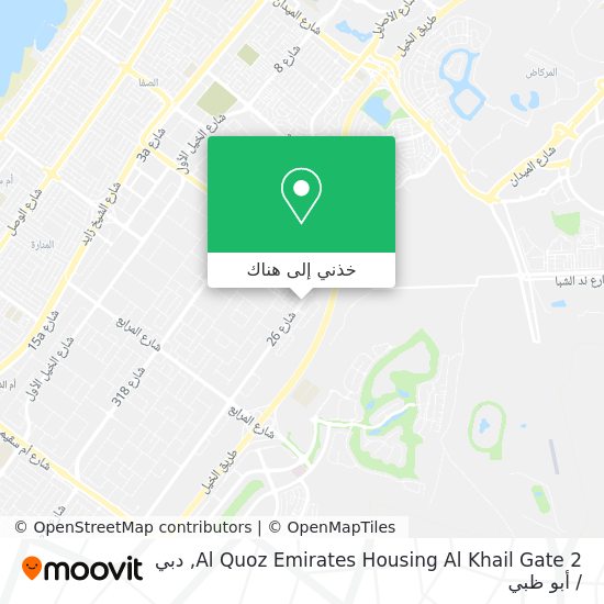 خريطة Al Quoz Emirates Housing Al Khail Gate 2