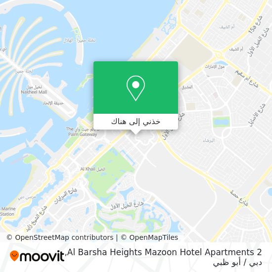 خريطة Al Barsha Heights Mazoon Hotel Apartments 2