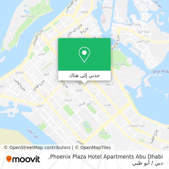 خريطة Phoenix Plaza Hotel Apartments Abu Dhabi