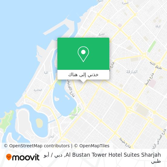 خريطة Al Bustan Tower Hotel Suites Sharjah