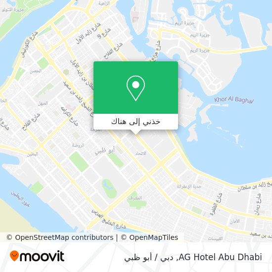 خريطة AG Hotel Abu Dhabi