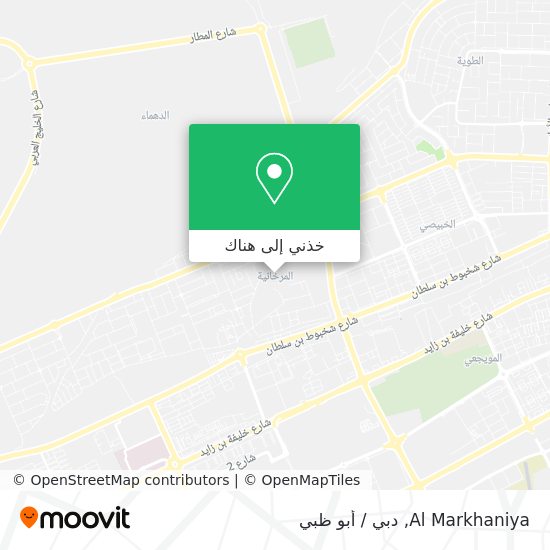 خريطة Al Markhaniya