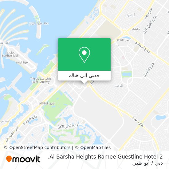 خريطة Al Barsha Heights Ramee Guestline Hotel 2