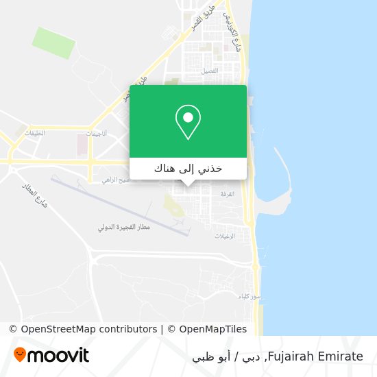 خريطة Fujairah Emirate