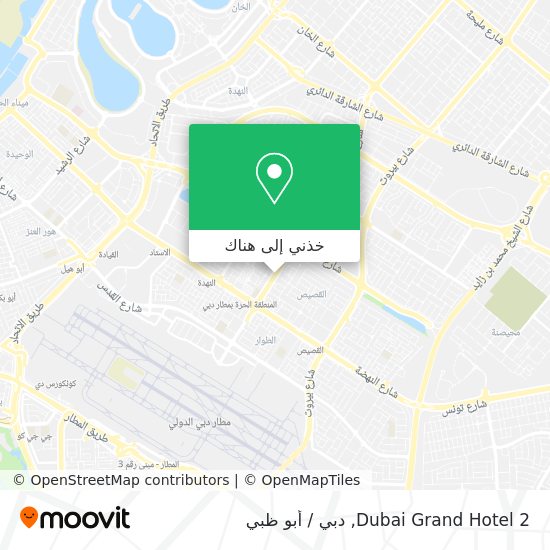 خريطة Dubai Grand Hotel 2