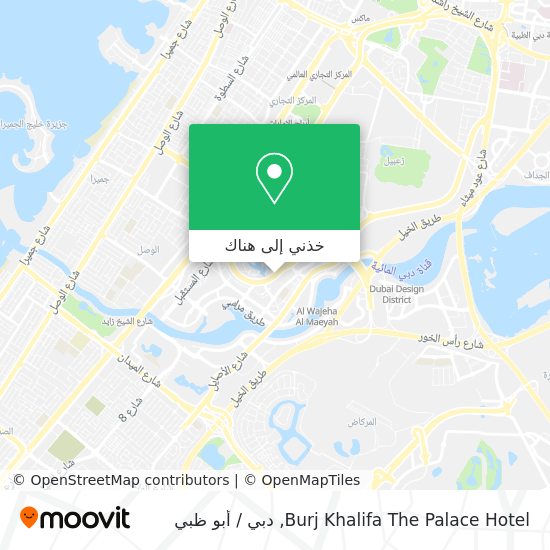 خريطة Burj Khalifa The Palace Hotel