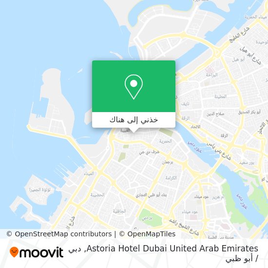خريطة Astoria Hotel Dubai United Arab Emirates