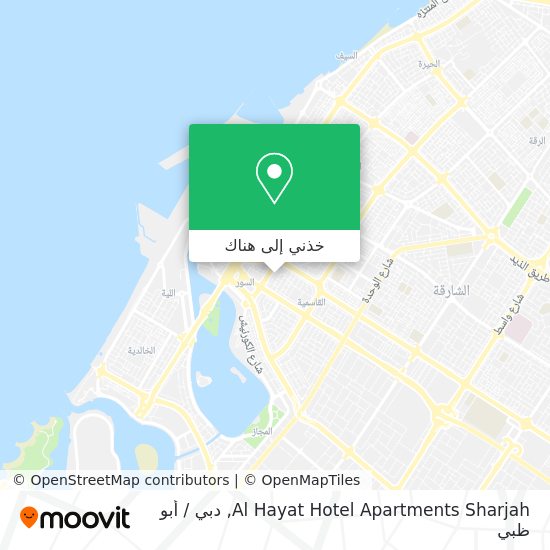 خريطة Al Hayat Hotel Apartments Sharjah