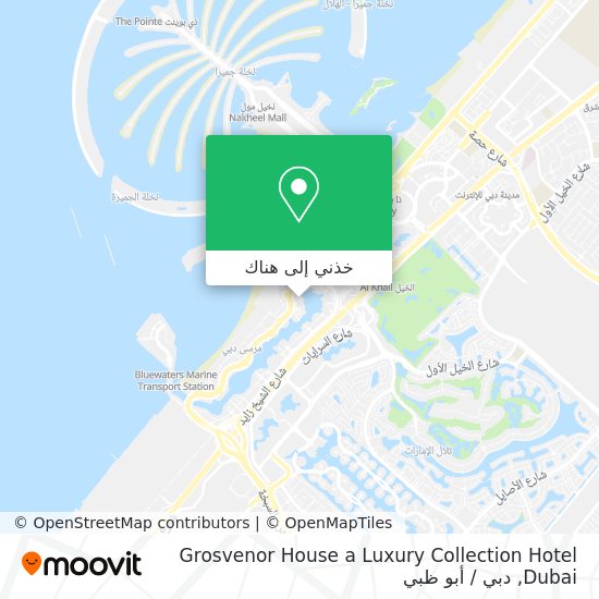 خريطة Grosvenor House a Luxury Collection Hotel Dubai