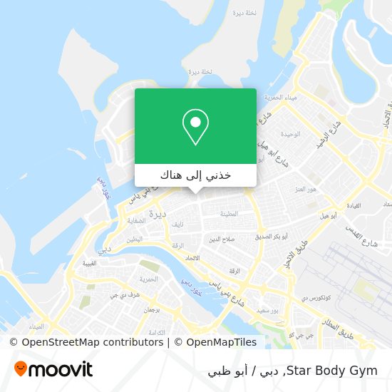 خريطة Star Body Gym