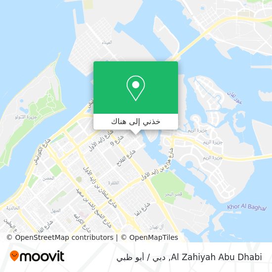 خريطة Al Zahiyah Abu Dhabi