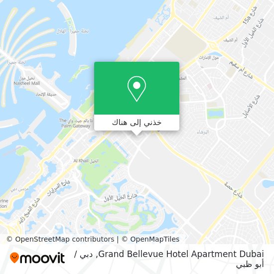 خريطة Grand Bellevue Hotel Apartment Dubai