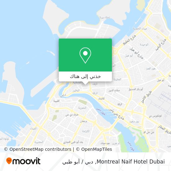 خريطة Montreal Naif Hotel Dubai