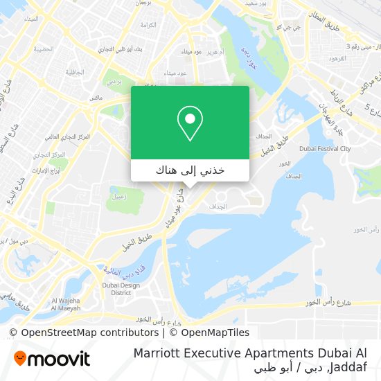 خريطة Marriott Executive Apartments Dubai Al Jaddaf