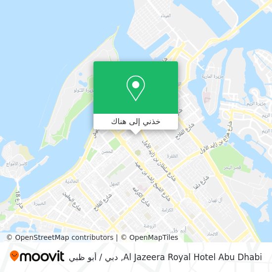 خريطة Al Jazeera Royal Hotel Abu Dhabi
