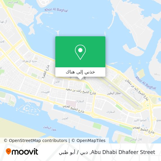 خريطة Abu Dhabi Dhafeer Street