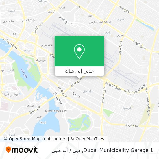 خريطة Dubai Municipality Garage 1