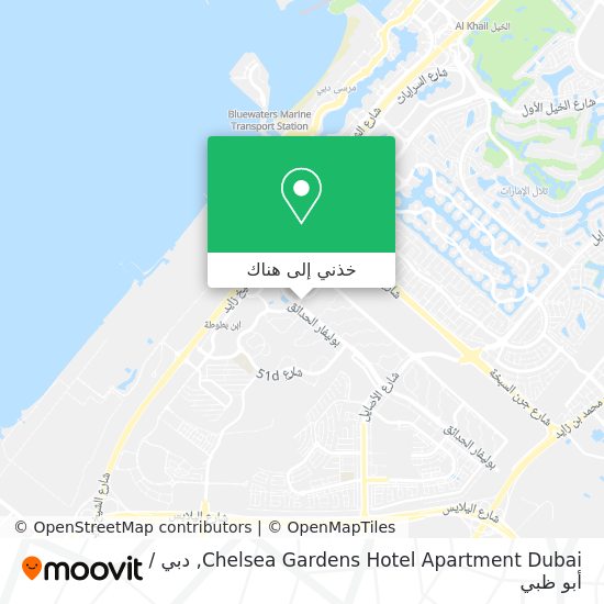 خريطة Chelsea Gardens Hotel Apartment Dubai