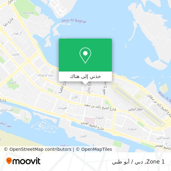 خريطة Zone 1