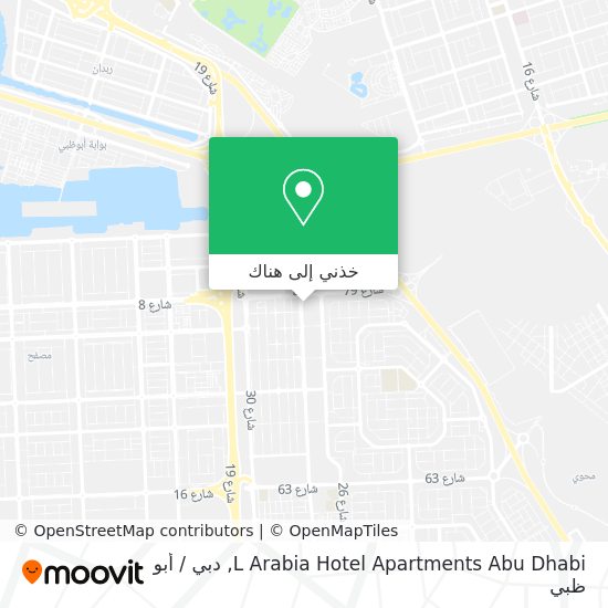خريطة L Arabia Hotel Apartments Abu Dhabi
